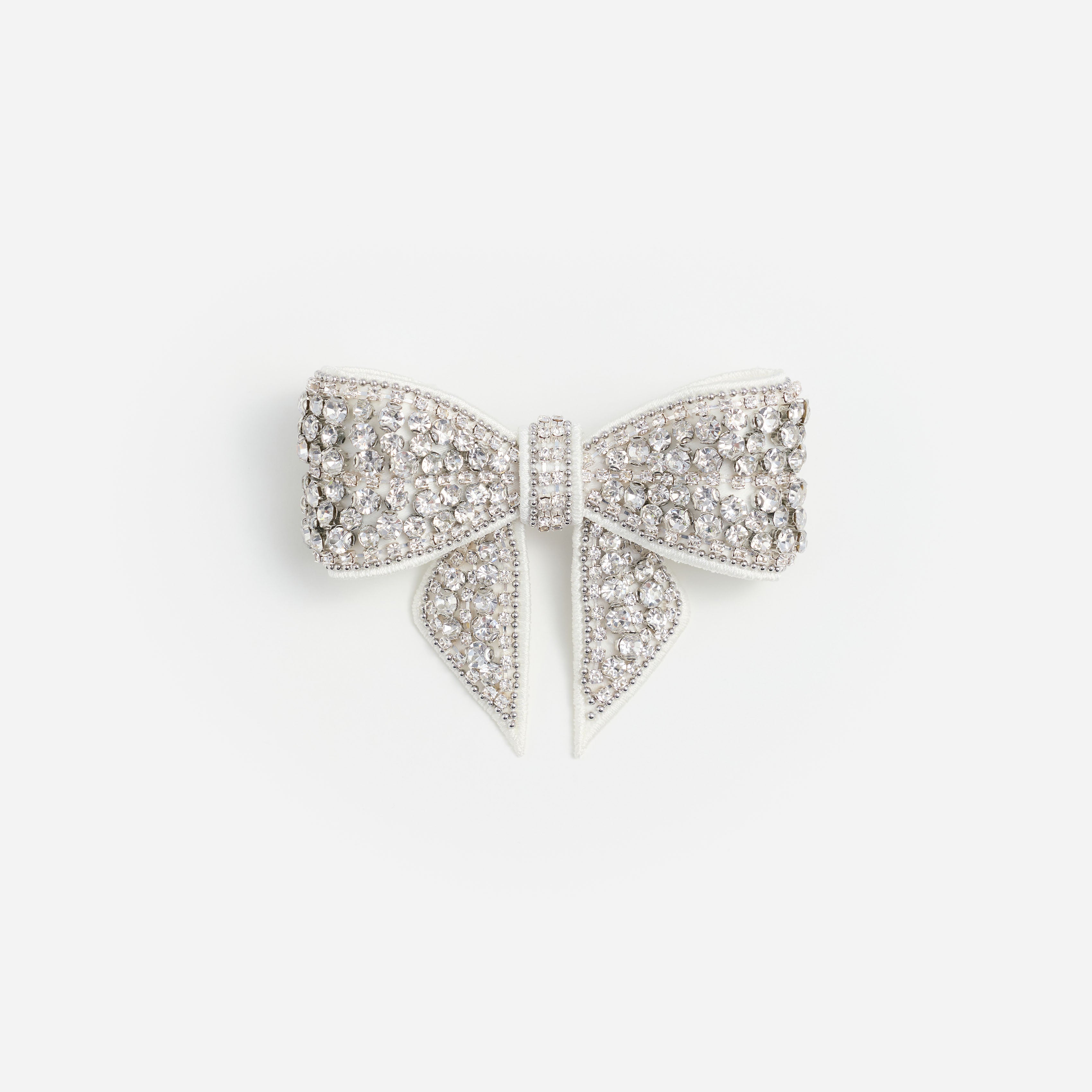 Crystal Embellished Bow Hairclip