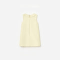 Yellow Taffeta Shift Dress