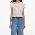 Light Blue Rhinestone Stripe Denim Jeans