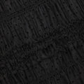 Black Dot Mesh Feather Midi Dress