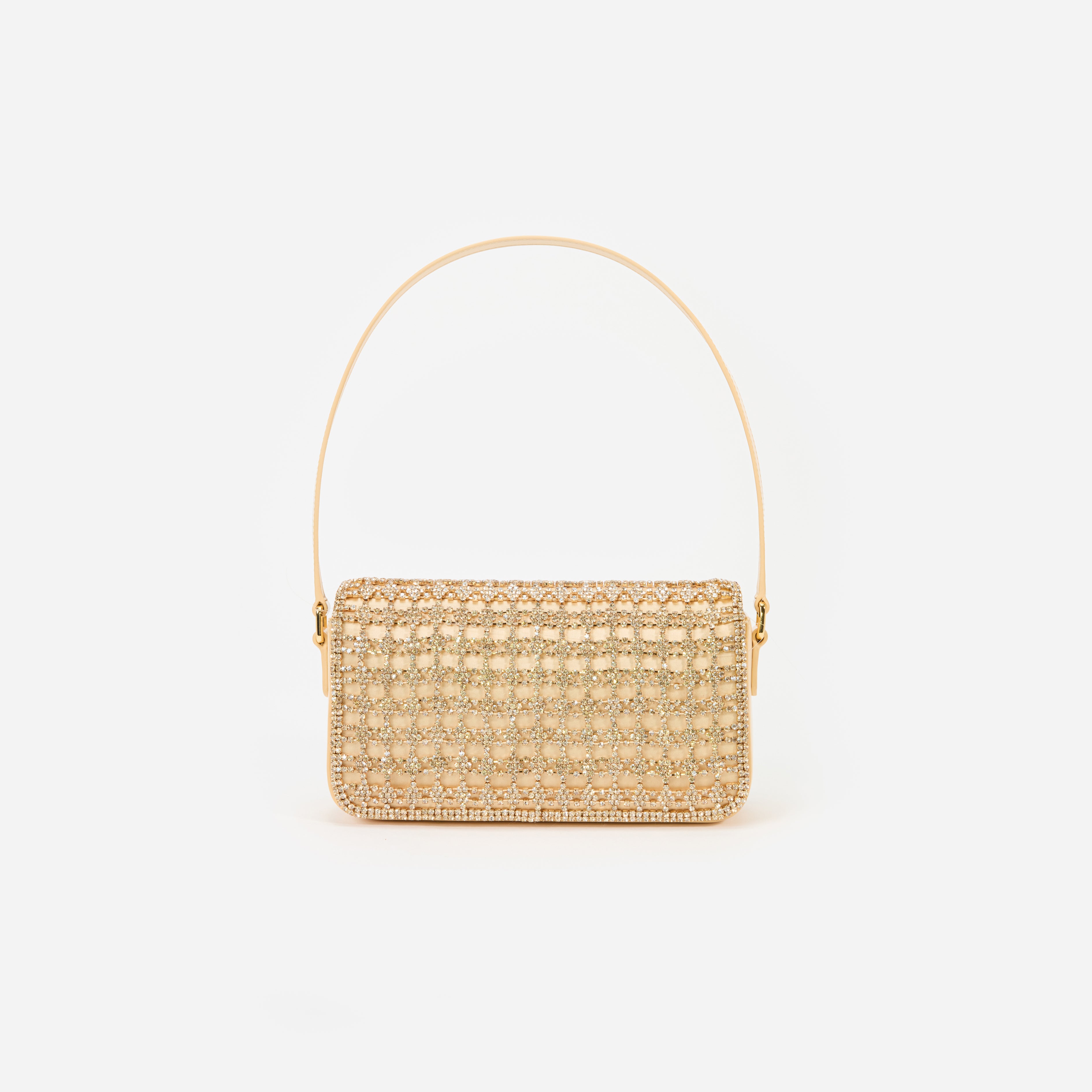 Gold Crystal Shoulder Bag