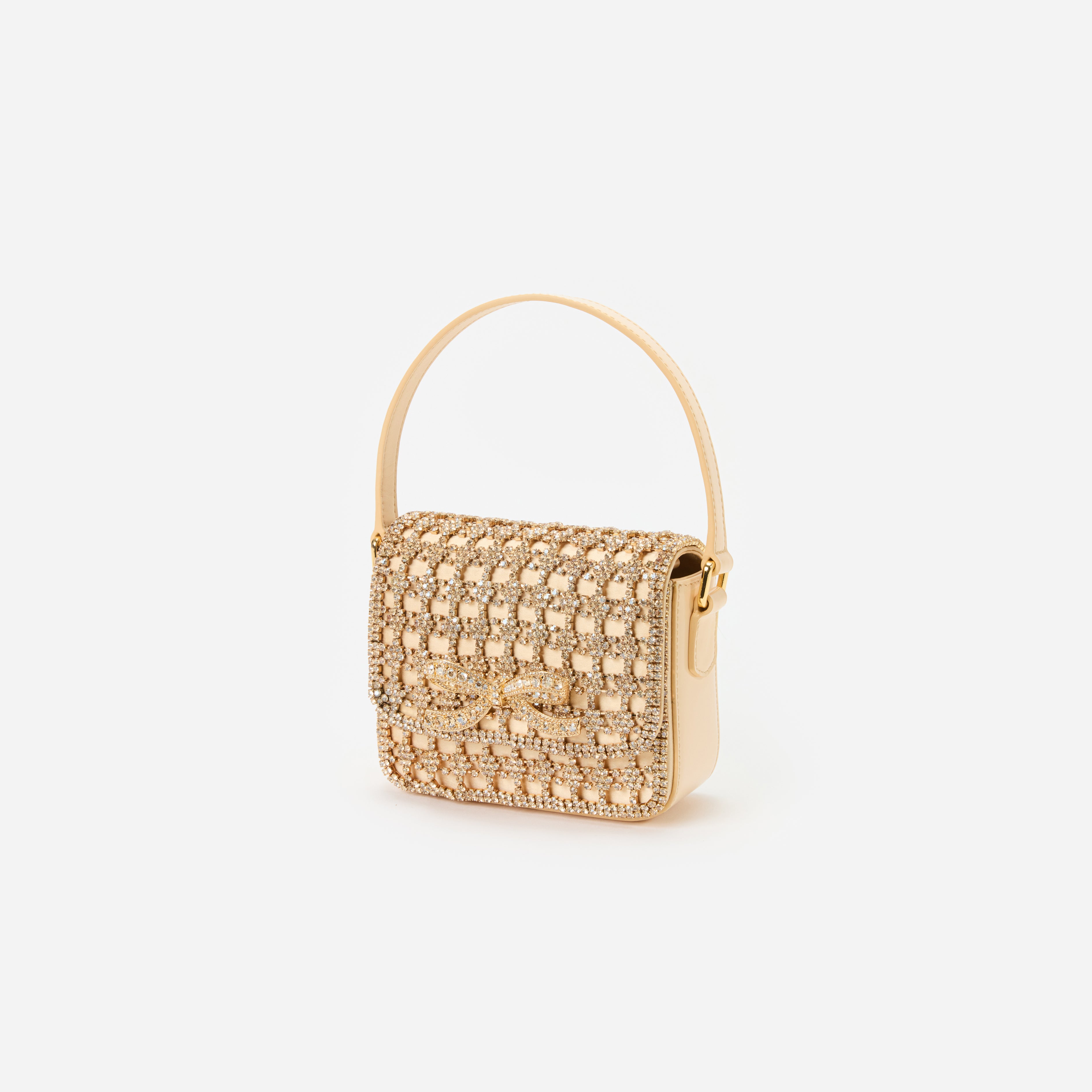 Gold Crystal Micro Bag
