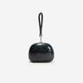 Black Pearl Top Handle Clutch Bag