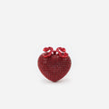 Red Crystal Heart Clutch