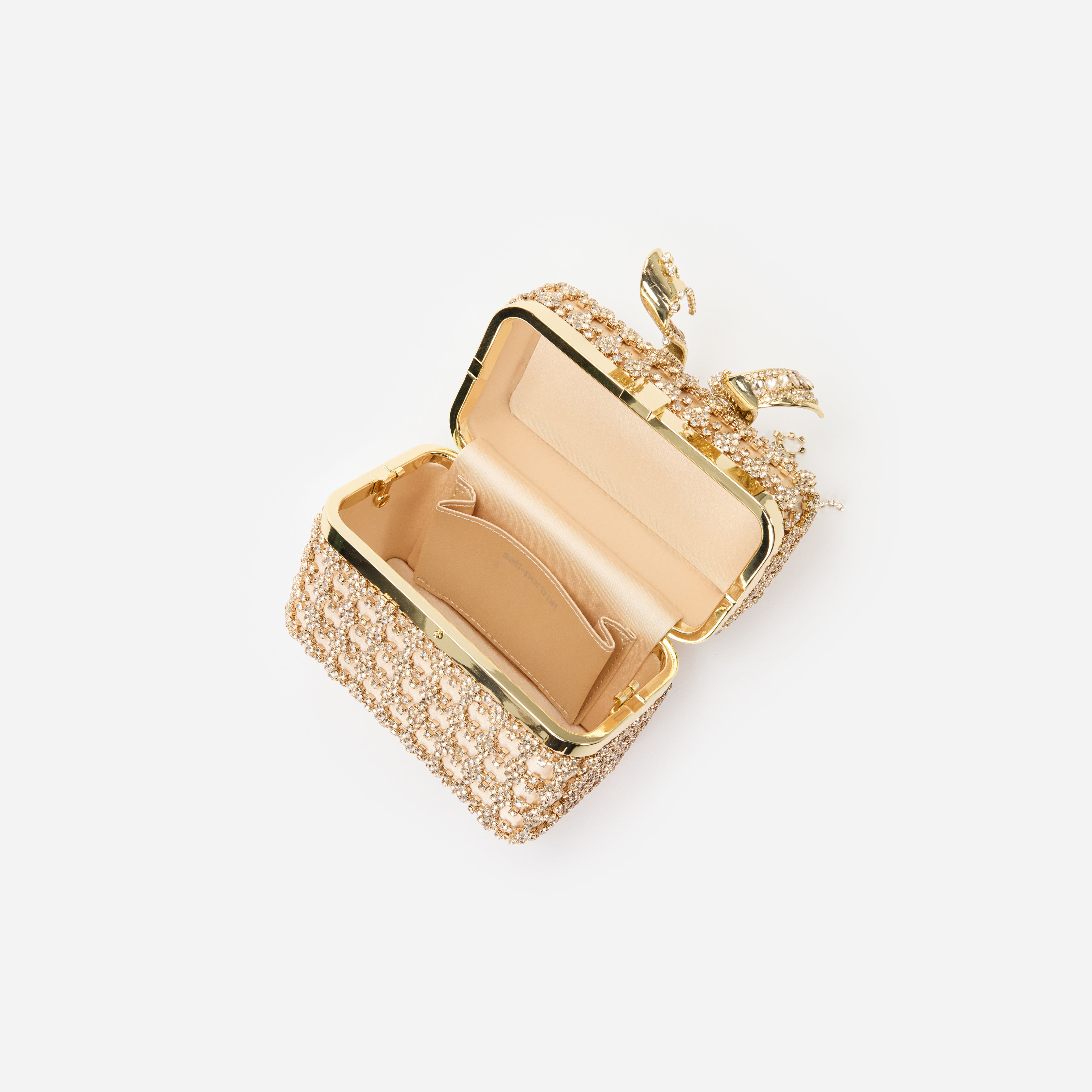 Gold Crystal Vanity Case