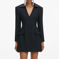 Black Blazer Mini Dress