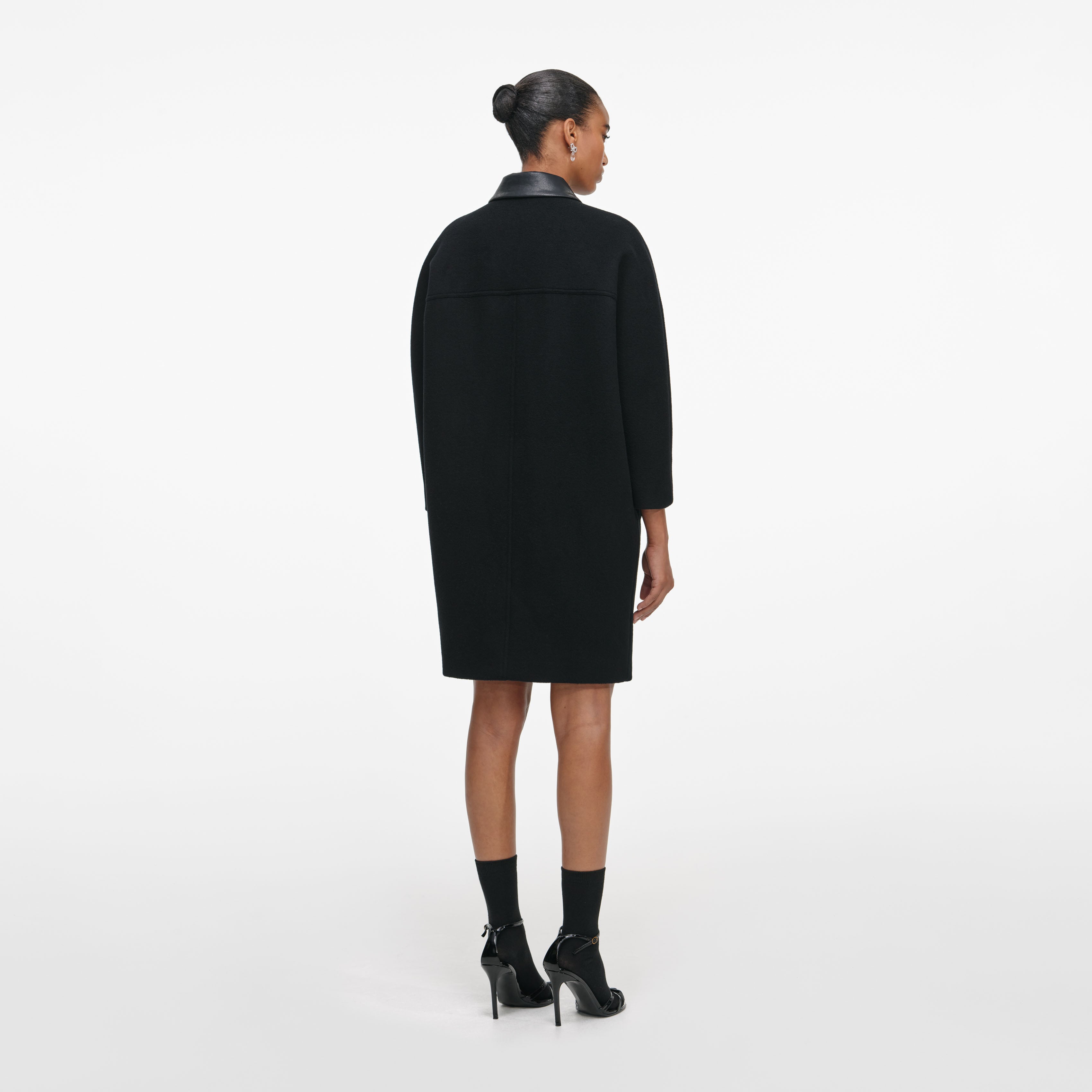 Black Double Breasted Coat