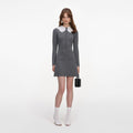 Grey Knit Mini Dress