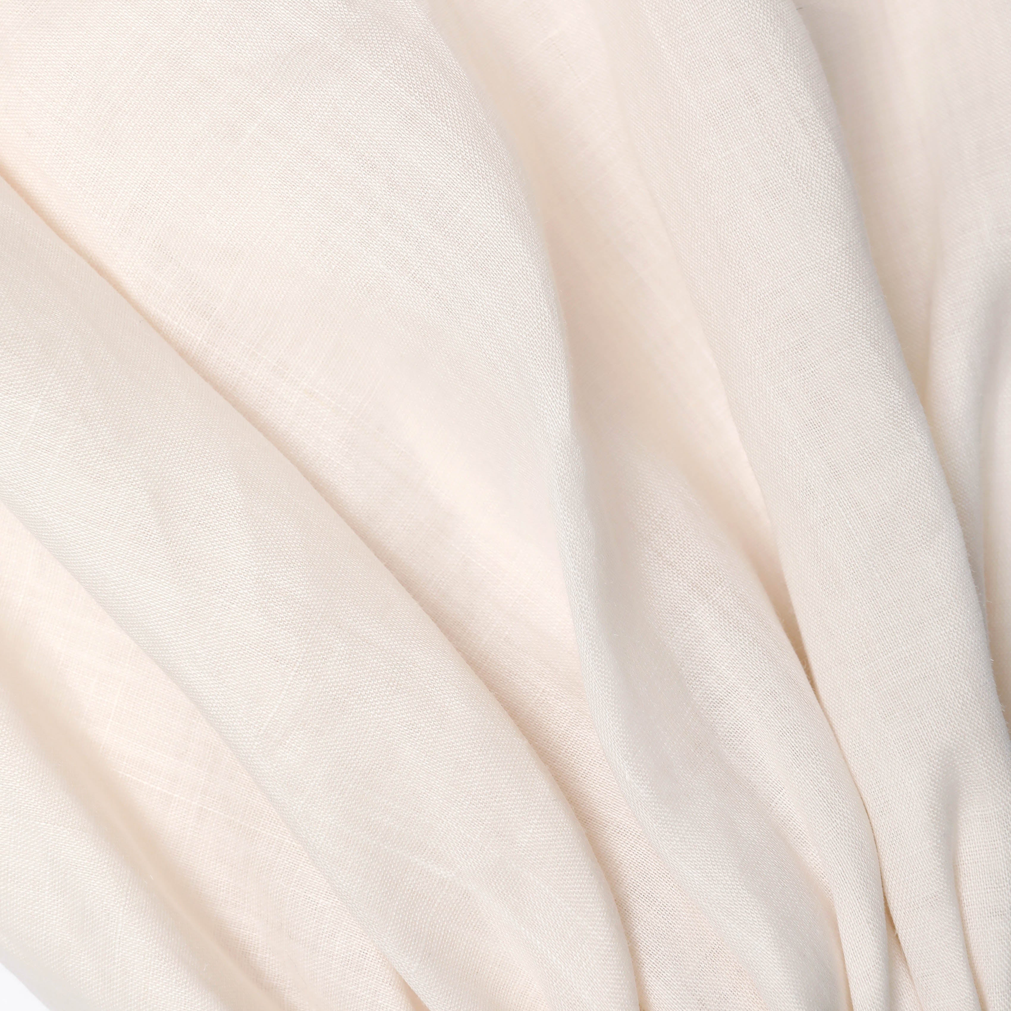 Cream Draped Sleeve Top