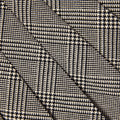 Black Check Pleated Skirt