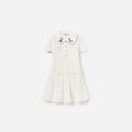 Cream Heart Knit Dress