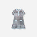 Textured Stripe Knit Dress