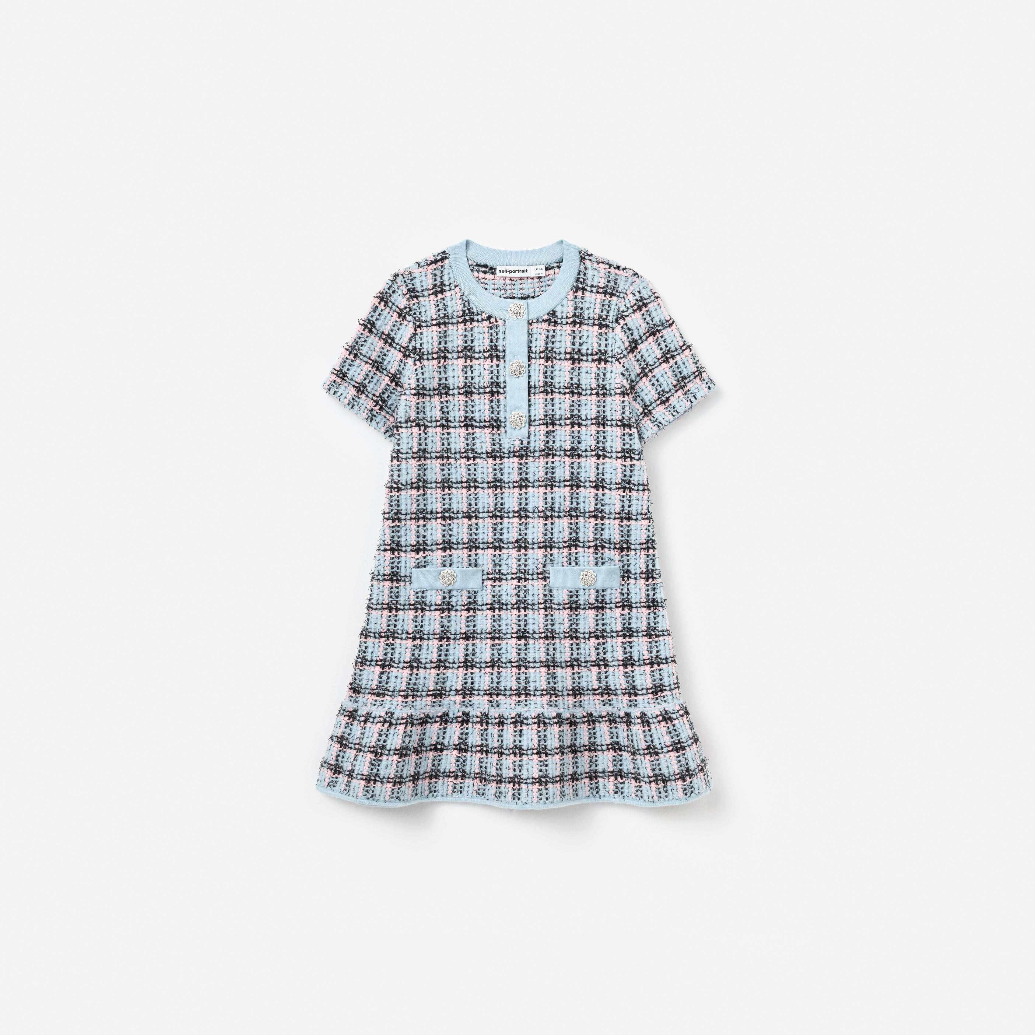 Textured Stripe Knit Dress
