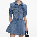 Denim Mini Shirt Dress
