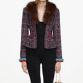 Multi Textured Knit Peplum Cardigan