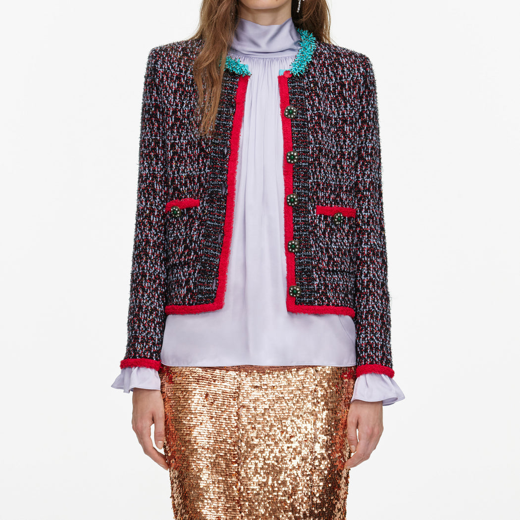 Multi Textured Knit Cardigan