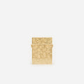 Gold Floral Engraved Micro Bag