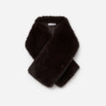 Brown Faux Fur Scarf