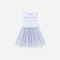 Lilac Satin Lace Dress