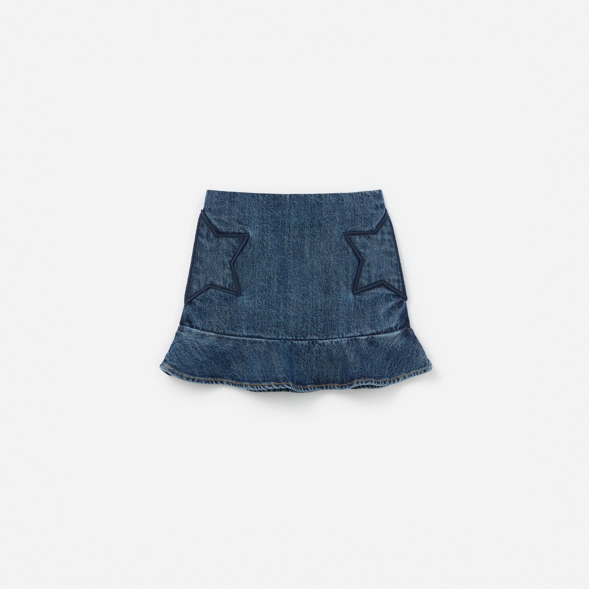 Star Denim Skirt