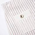 White Sequin Crochet Mini Skirt
