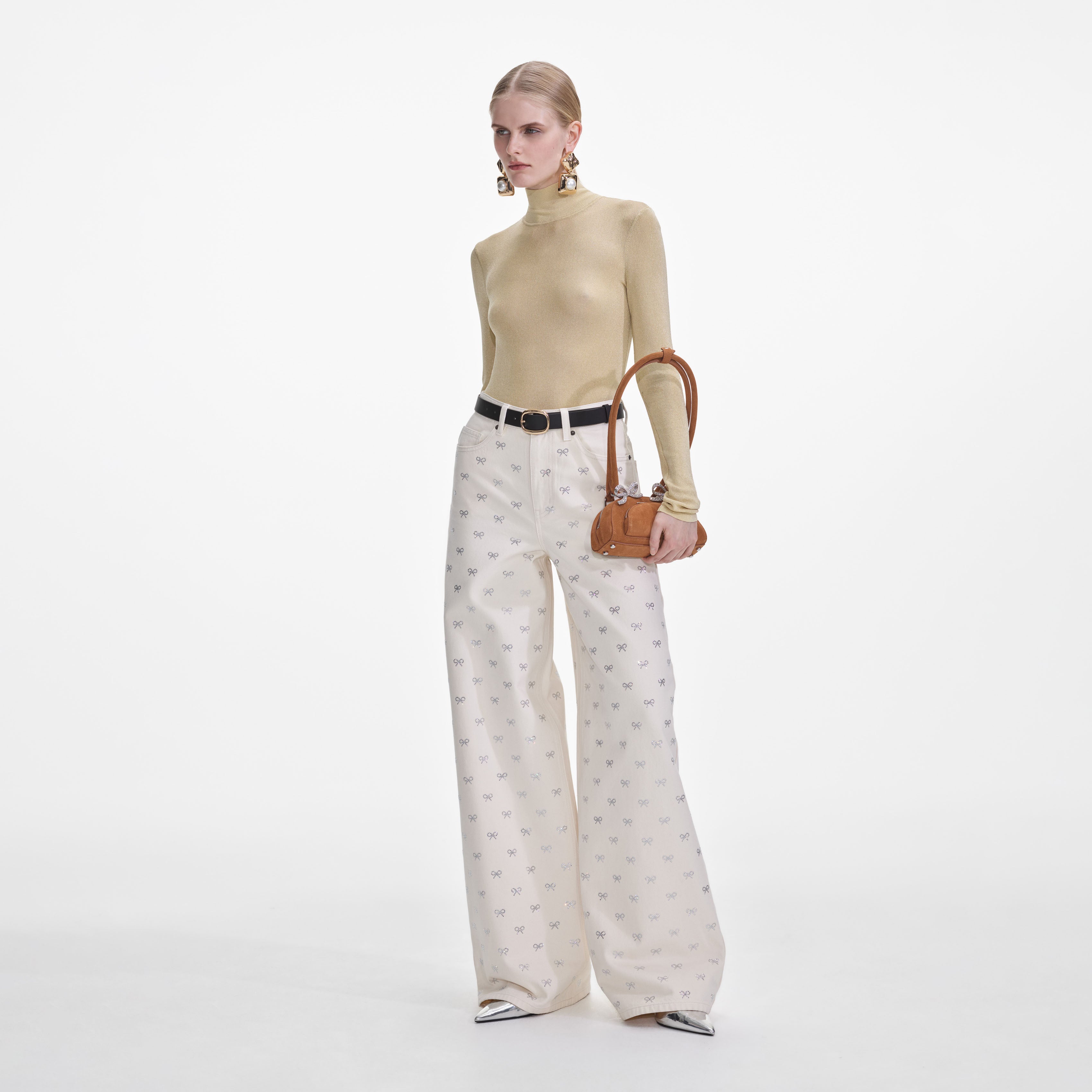 Yellow Viscose Knit Top