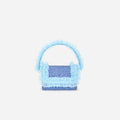 Blue Crystal Lace Detail Bag