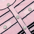 Pink Stripe Cardigan