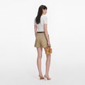 Beige Cotton Skort