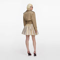 Gold Metallic Mini Skirt