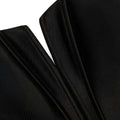 Black Taffeta Corset Top