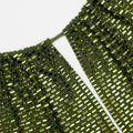 Olive Rhinestone Mini Dress
