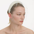 Crystal Embellished Veil Headband