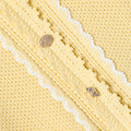 Yellow Pointelle Frill Cardigan
