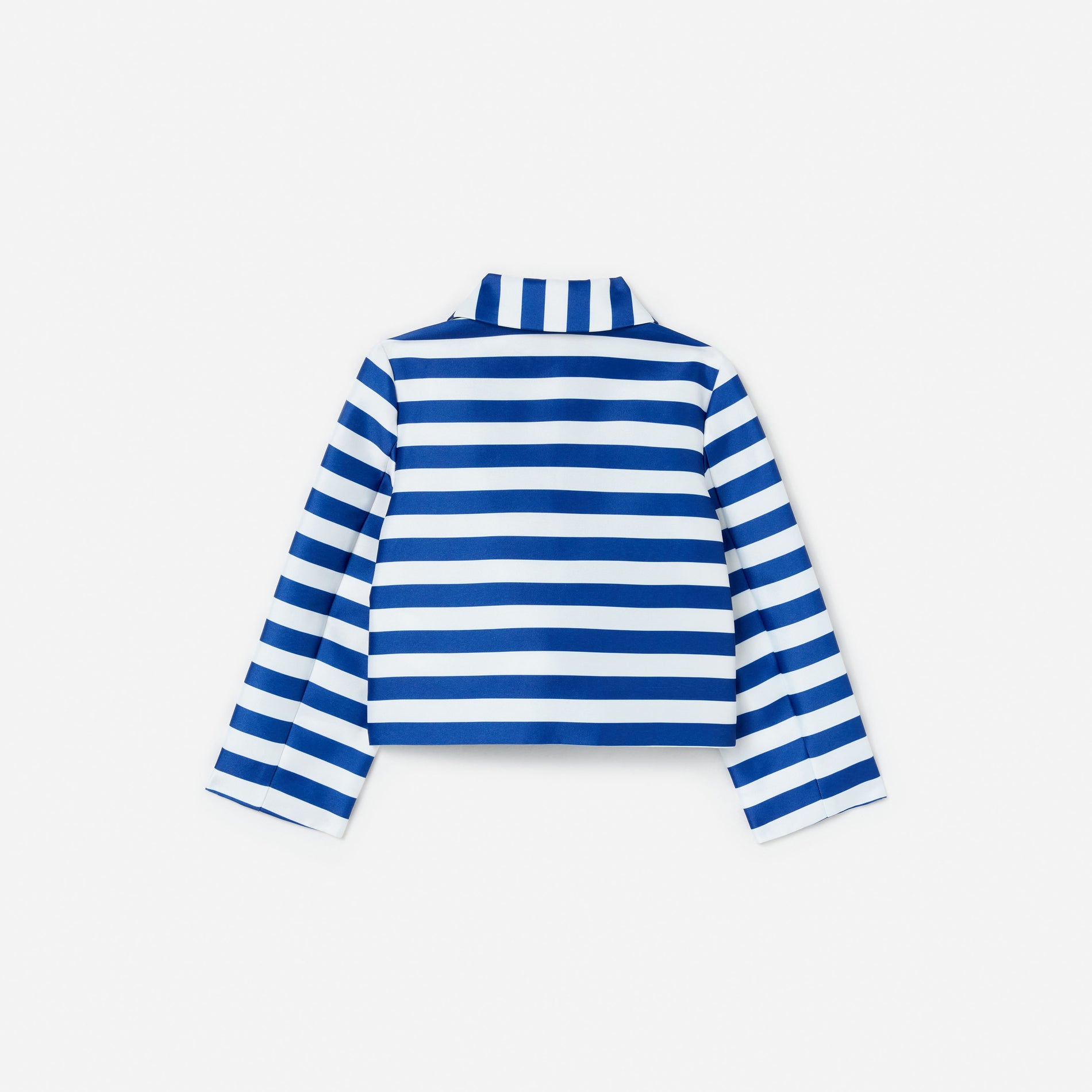 Navy Stripe Cherry Motif Jacket