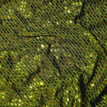 Olive Rhinestone Mesh Midi Dress