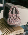 Pink Boucle Bag
