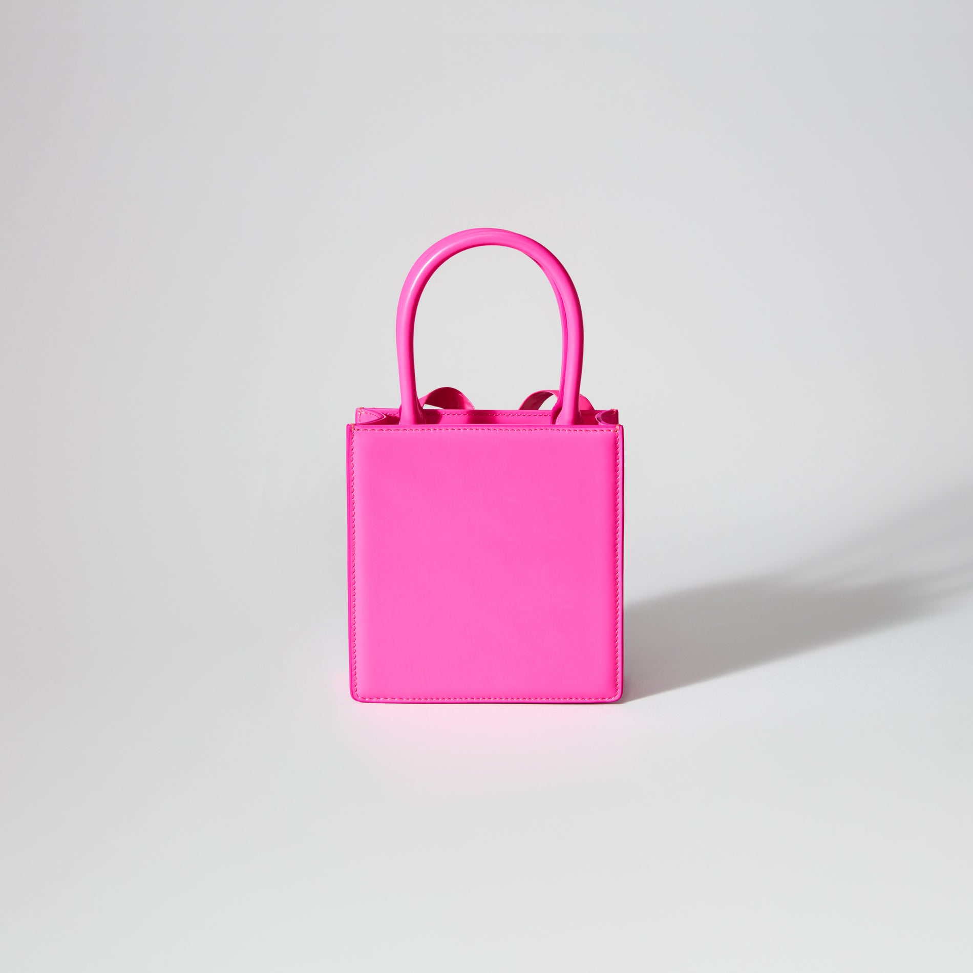Pink Bow Mini Tote Bag