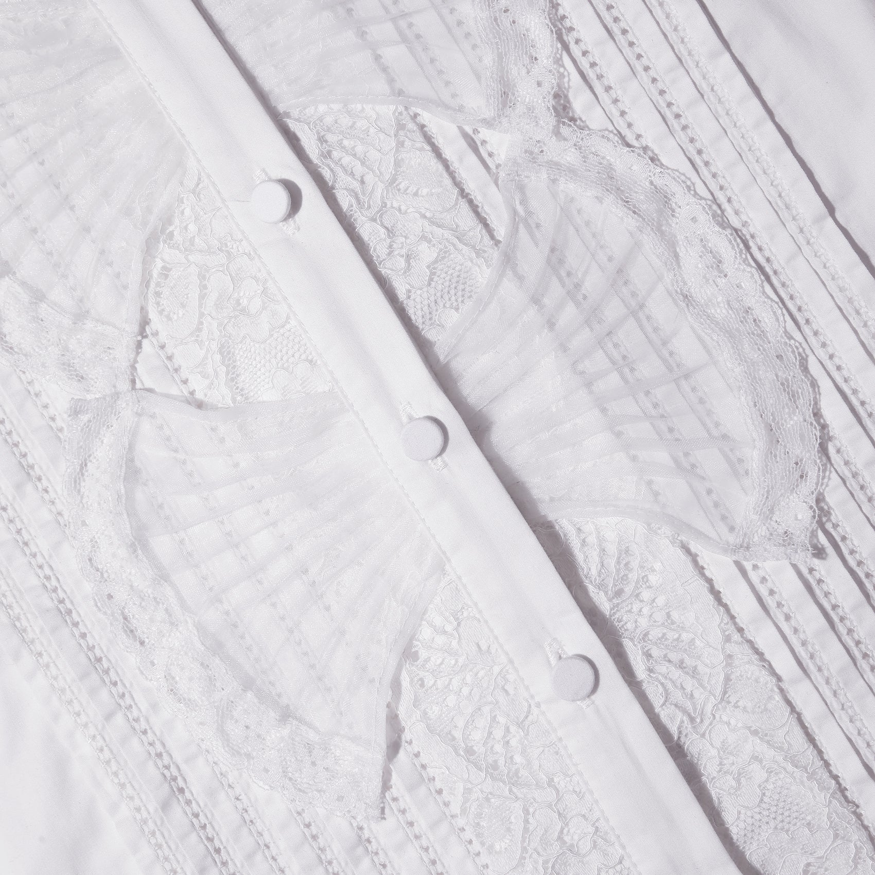 White Cotton Poplin Top