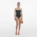 Black Polka Dot Swimsuit