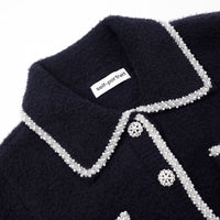 Navy Soft Knit Cardigan