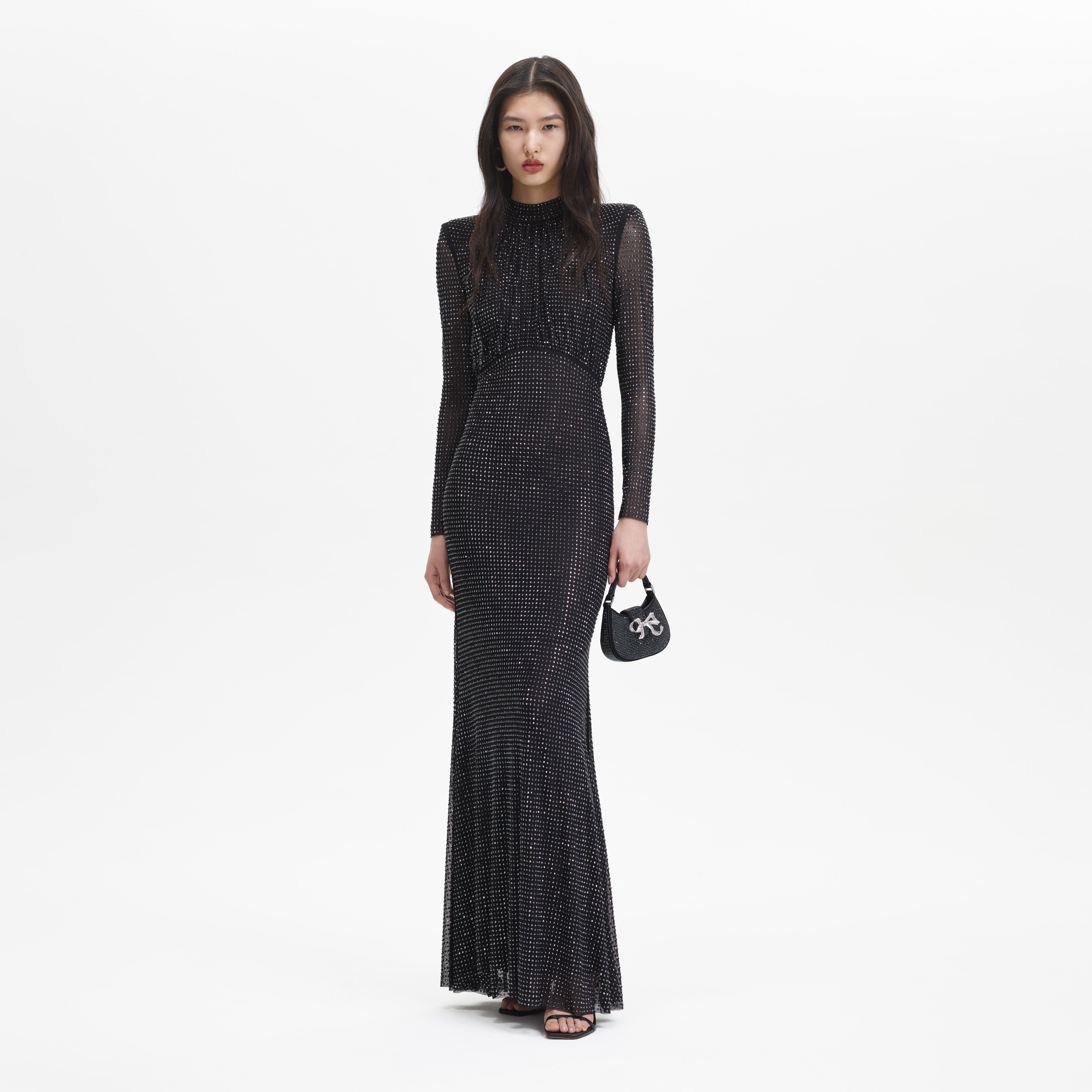 Black maxi gown outlet dress