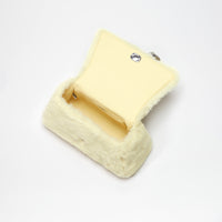 Yellow Fluffy Bow Mini Bag