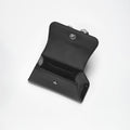 Black Python Diamante Bow Mini Bag