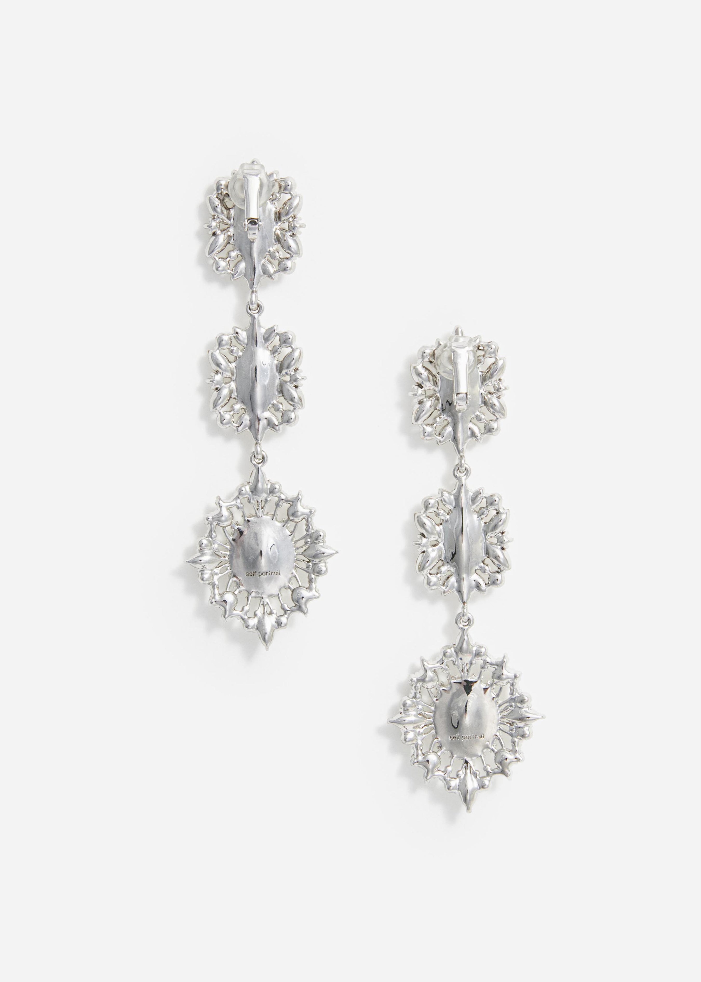 Crystal Tiered Earrings