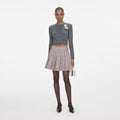 Grey Crochet Flower Cardigan