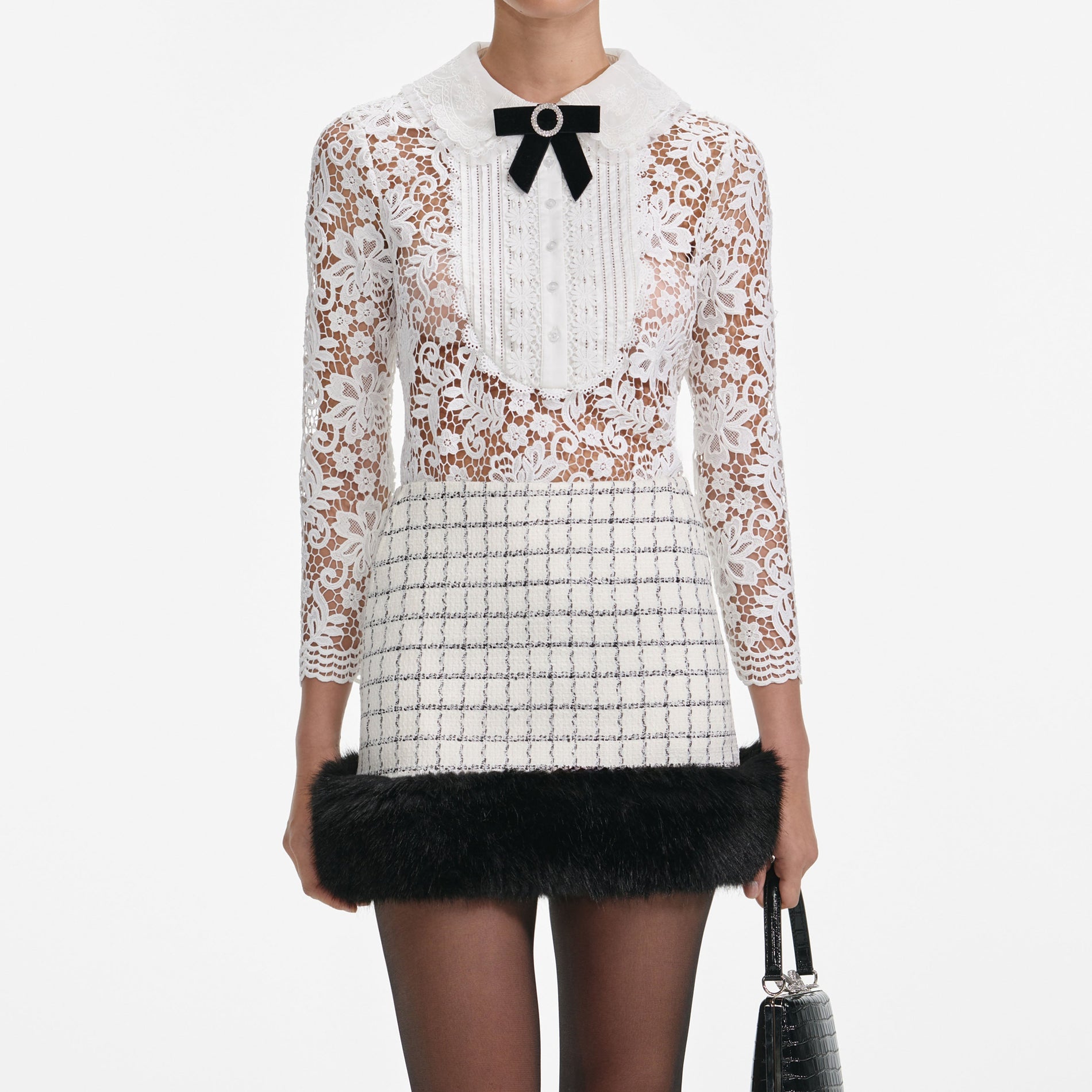 White Lace Blouse
