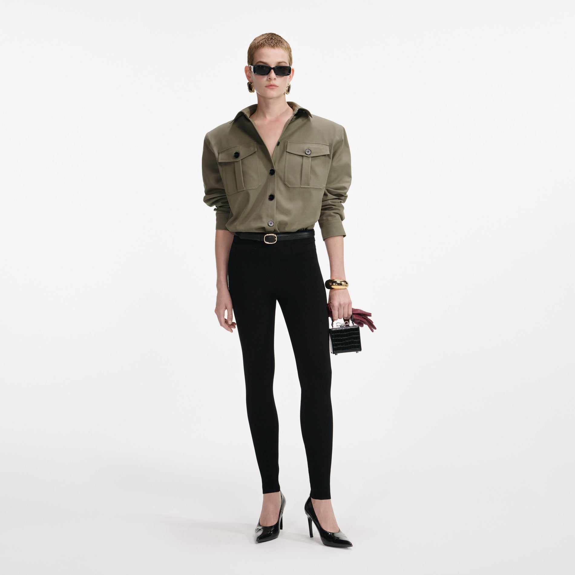Green Cotton Shirt