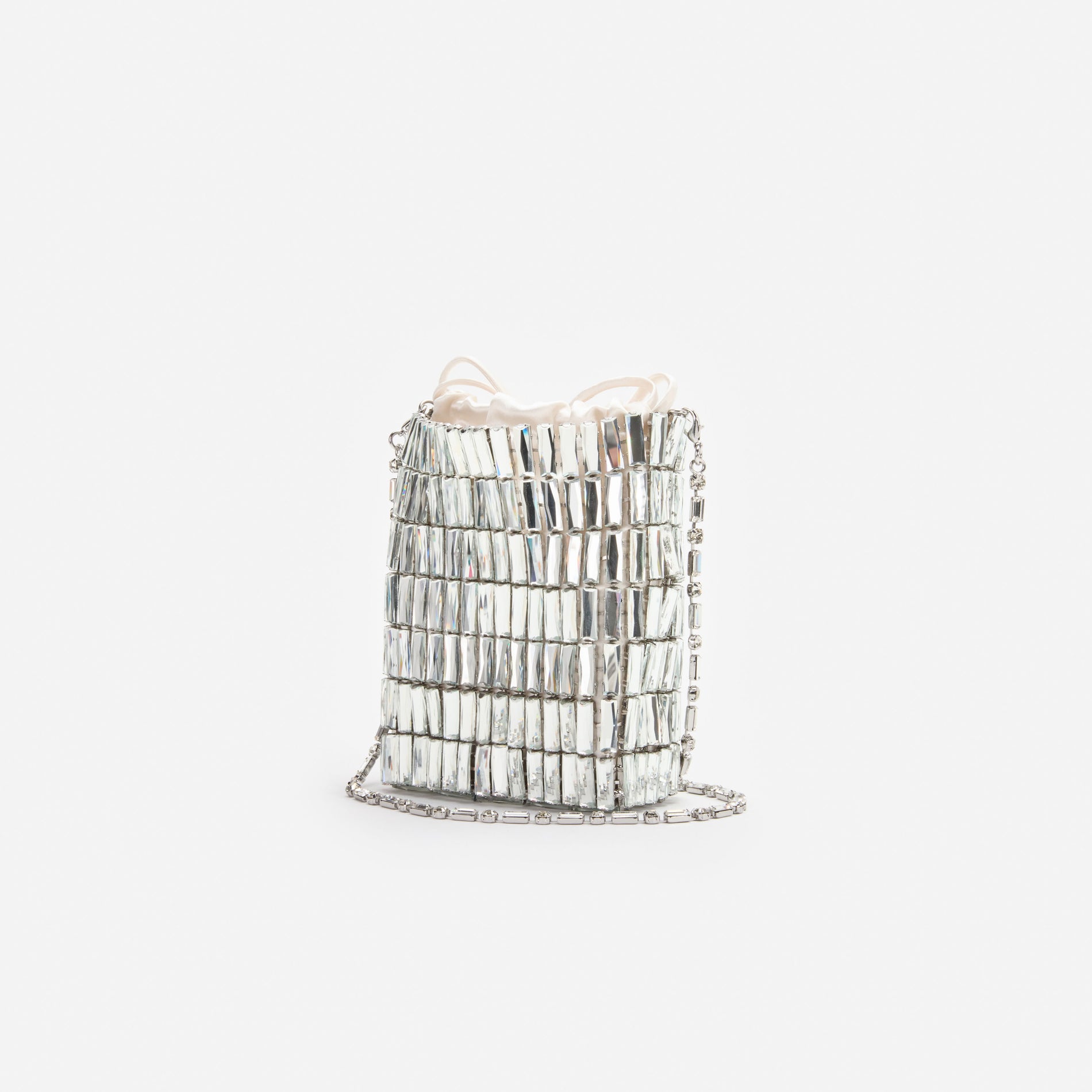 Silver Crystal Mini Bag