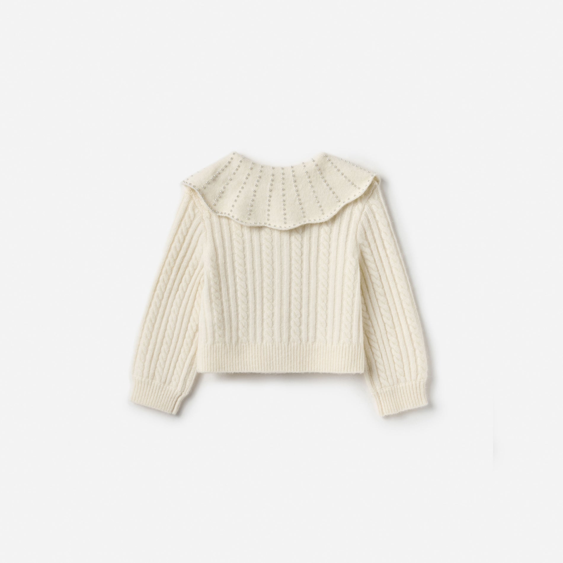 Cream Alpaca Cardigan